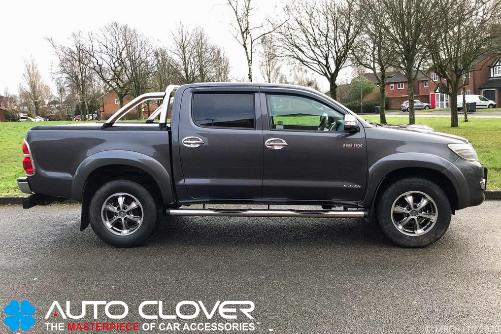 Auto Clover Wind Deflectors Set for Toyota Hilux 2005 - 2015 (4 pieces)