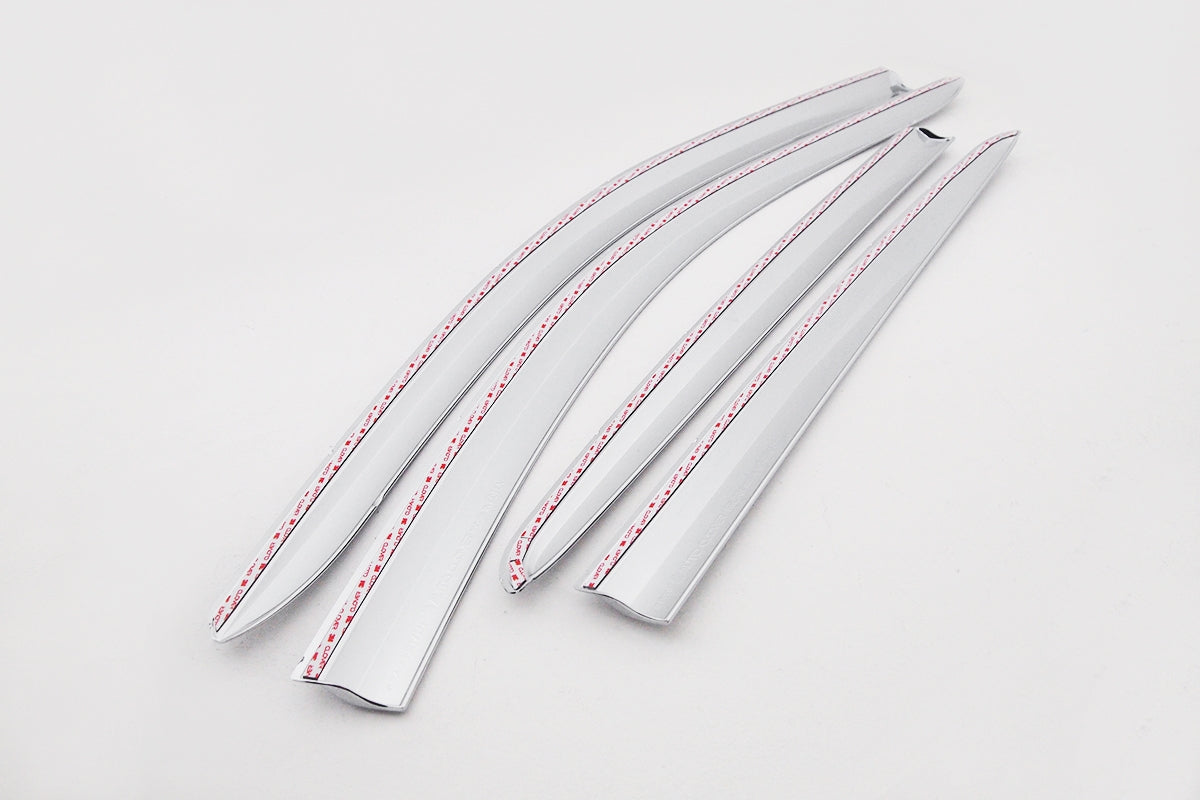 Auto Clover Chrome Wind Deflectors Set for Vauxhall Viva (4 pieces)