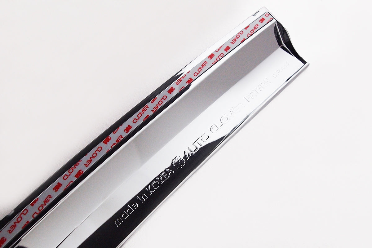 Auto Clover Chrome Wind Deflectors Set for Opel Karl (4 pieces)