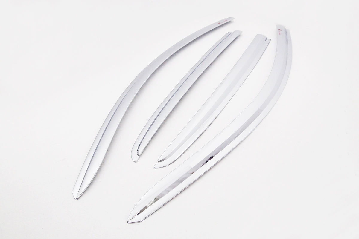 Auto Clover Chrome Wind Deflectors Set for Vauxhall Viva (4 pieces)