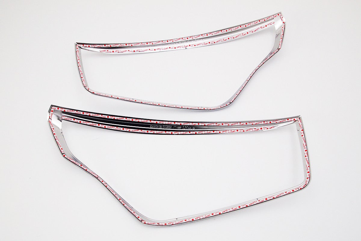 Auto Clover Chrome Headlight Trim for Ssangyong Korando Sports / Musso 2013 - 18