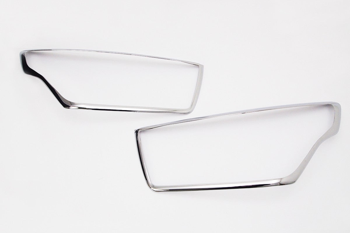 Auto Clover Chrome Headlight Trim for Ssangyong Korando Sports / Musso 2013 - 18