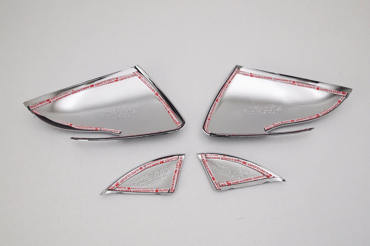 Auto Clover Chrome Wing Mirror Trim Set for Hyundai i30 2017+ LED TYPE