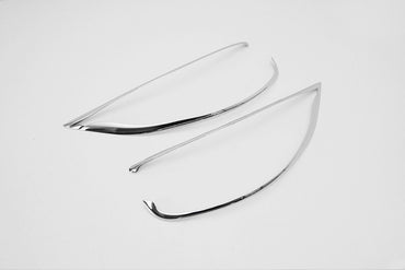 Auto Clover Chrome Headlight Lamp Trim Set for Kia Picanto 2017 - 2024