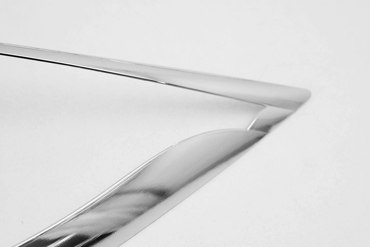 Auto Clover Chrome Headlight Lamp Trim Set for Kia Picanto 2017 - 2024