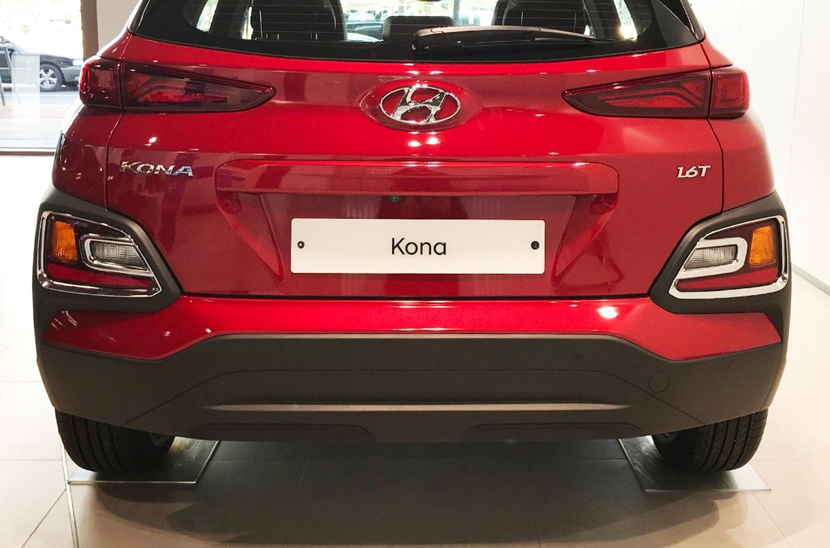 Auto Clover Chrome Front and Rear Fog Light Trim for Hyundai Kona 2017 - 2020