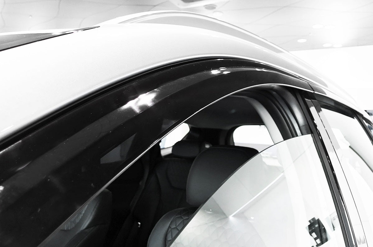 Auto Clover Wind Deflectors Set for Hyundai Santa Fe 2019 - 2023 (6 pieces)