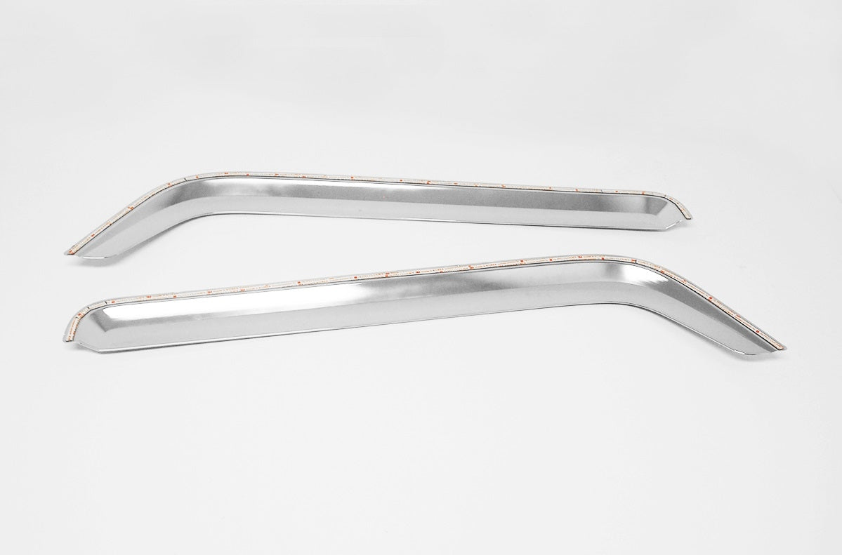 Auto Clover Chrome Wind Deflectors for Mitsubishi Fuso Canter 2005+ Set (2 pcs)