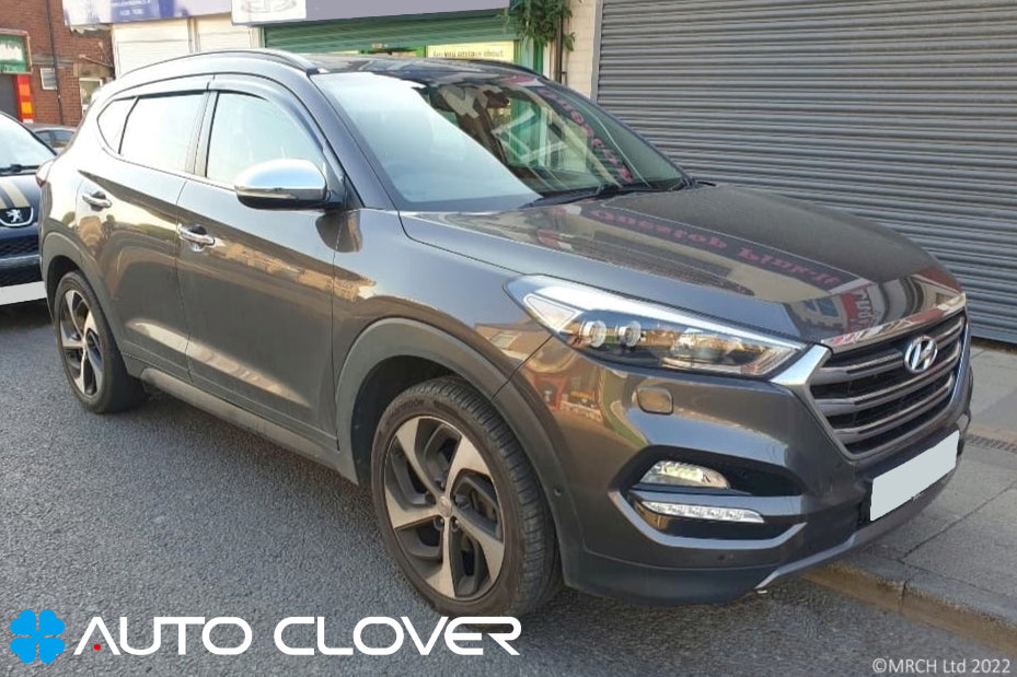 Auto Clover Chrome Wing Mirror Trim Set for Hyundai Tucson 2015 - 2020