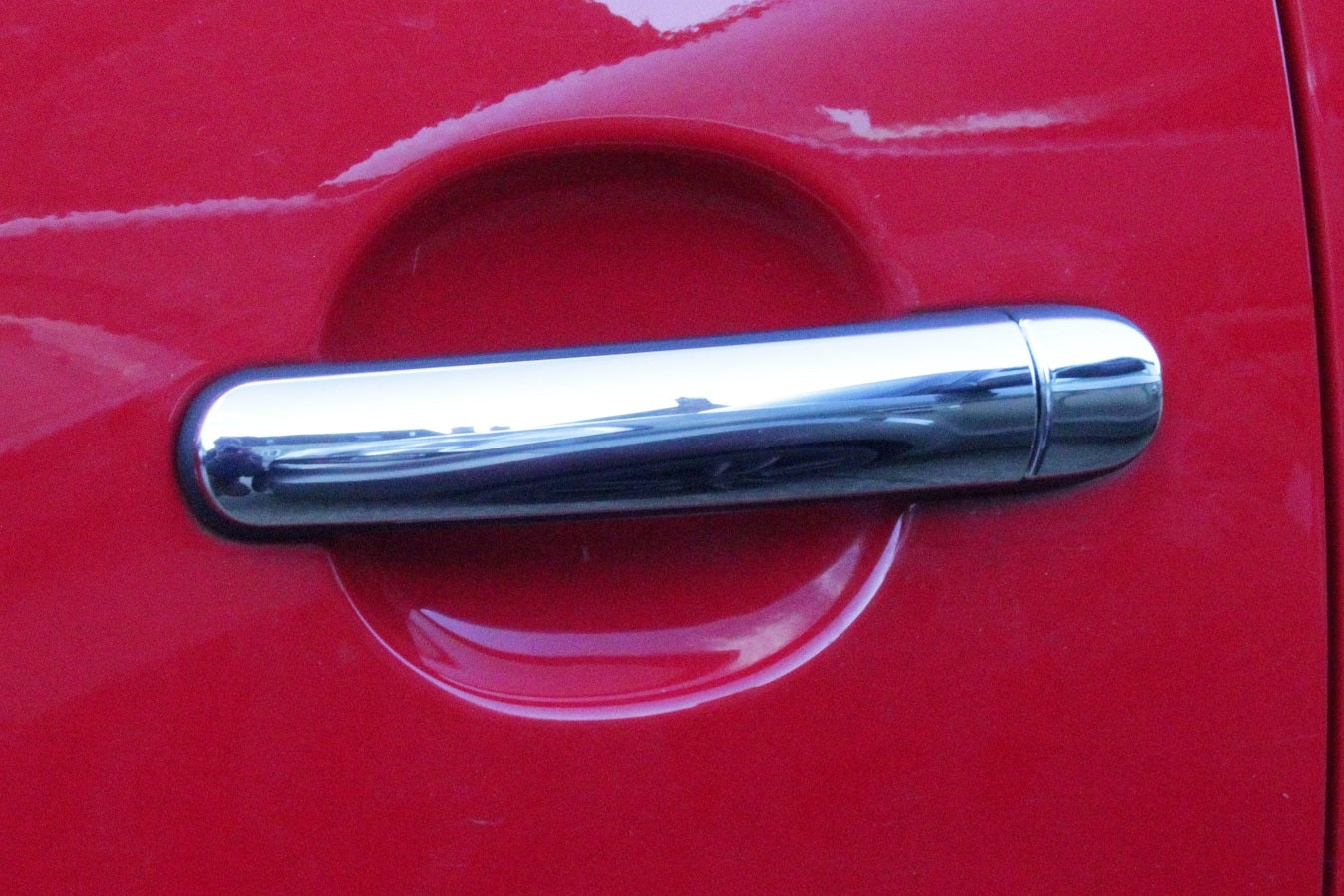 Auto Clover Chrome Door Handle Trim for Seat Ibiza MK 4 Polo MK 5 Skoda Fabia