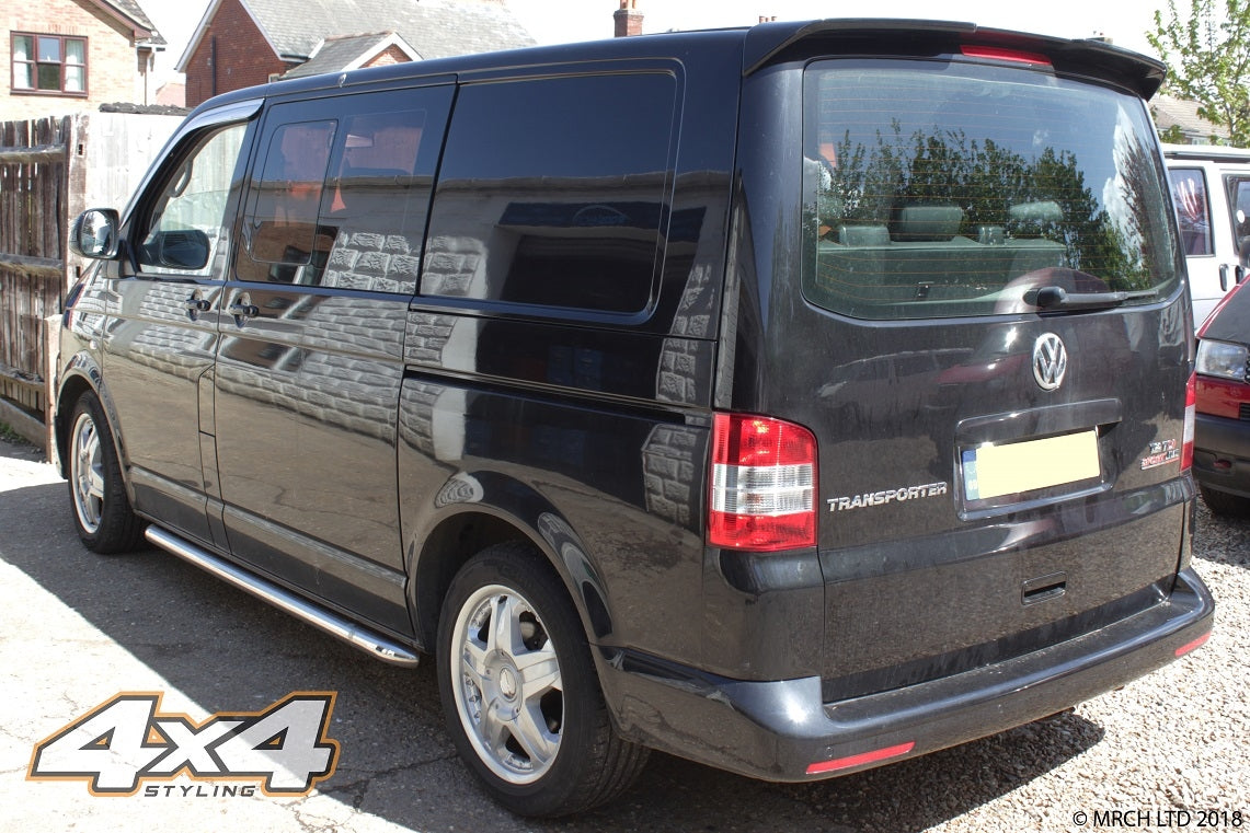 Auto Clover Chrome Wind Deflectors for Volkswagen Transporter T5 / T6 (2 pieces)