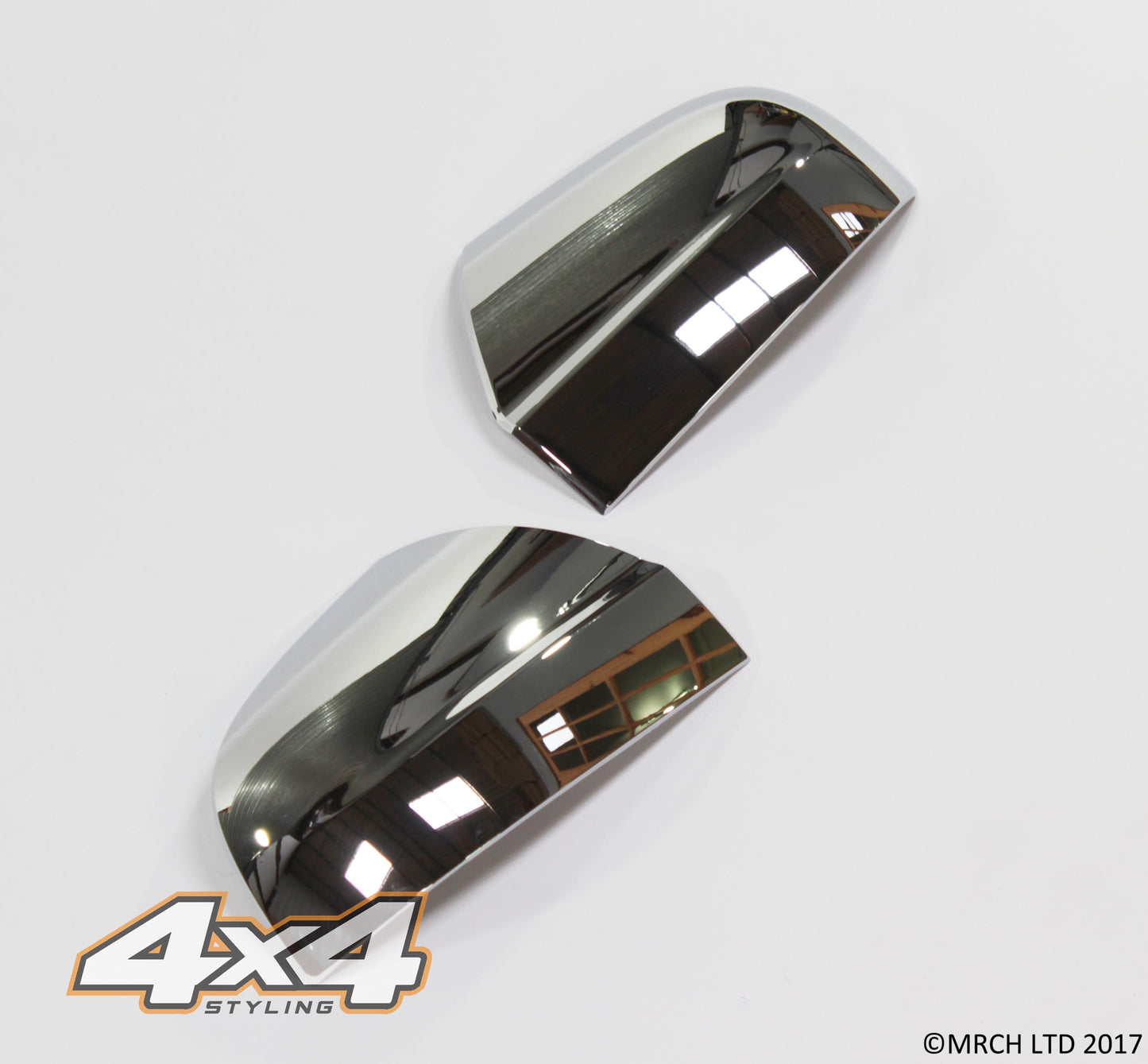 Auto Clover Chrome Wing Mirror Cover Trim Set for Hyundai Tucson 2004 - 2010