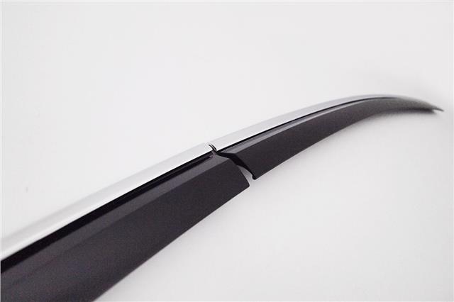 Auto Clover Chrome & Black Wind Deflector Set for Hyundai Sonata LF 2014+
