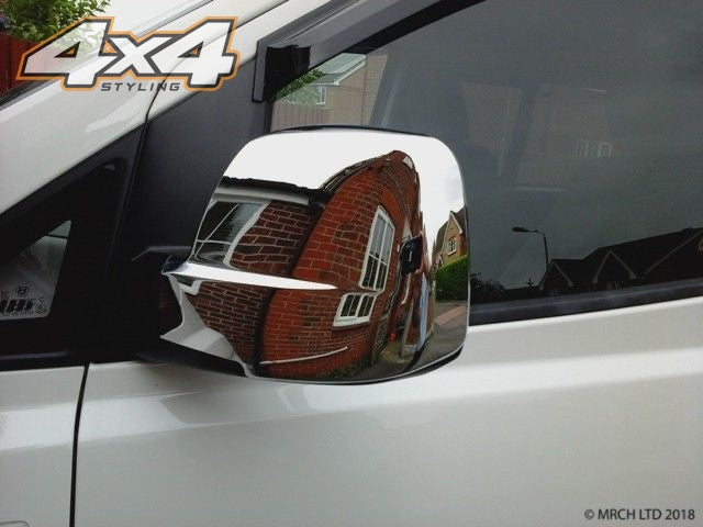 Auto Clover Chrome Wing Mirror Cover Trim Set for Hyundai i800 / iLoad