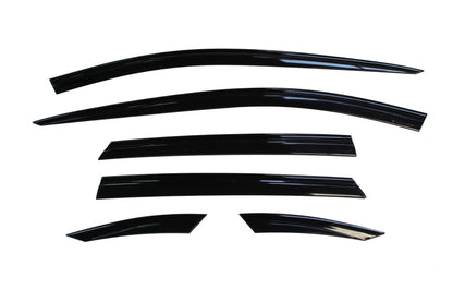 Auto Clover Wind Deflectors Set for Volkswagen Tiguan Allspace 2016+ (6 pieces)