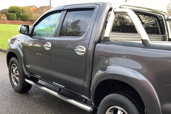 Auto Clover Wind Deflectors Set for Toyota Hilux 2005 - 2015 (4 pieces)