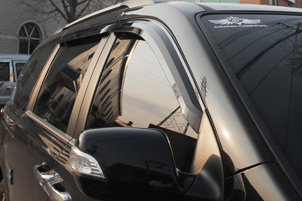 Auto Clover Wind Deflectors Set for Kia Sedona 2006 - 2014 (4 pieces)