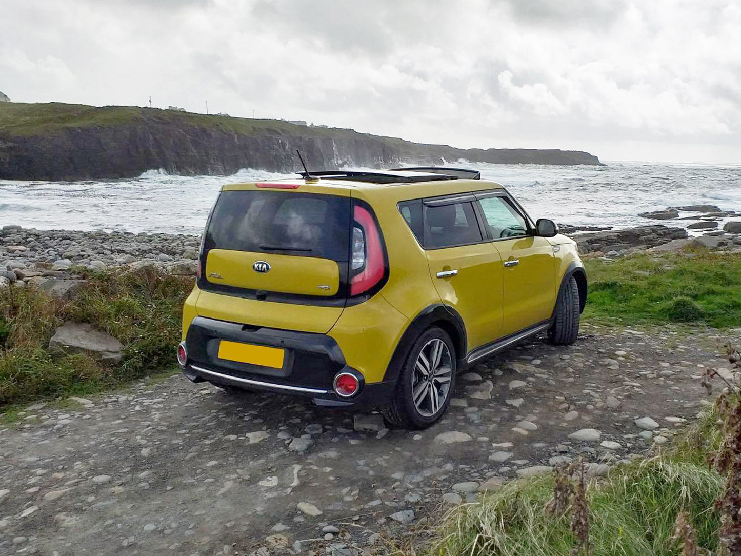 Auto Clover Wind Deflectors Set for Kia Soul 2014 - 2019 (4 pieces)