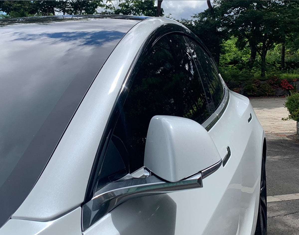 Auto Clover Premium Wind Deflectors Set for Tesla Model 3 2017+ (4 pieces)