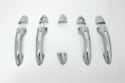 Auto Clover Chrome Exterior Door Handle Cover Trim Set For Kia Carens 2013+