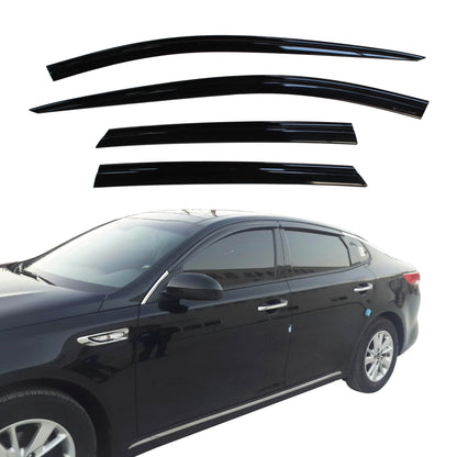 Auto Clover Wind Deflectors Set for Kia Optima 2016+ (4 pieces)