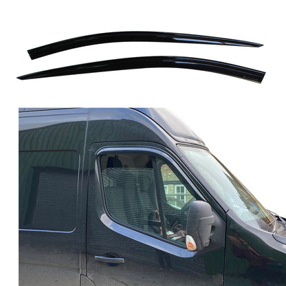 Auto Clover Wind Deflectors Set for Vauxhall / Opel Movano 2010 - 2019 (2 Pcs)