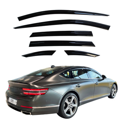 Auto Clover Premium Wind Deflectors Set for Genesis G80 2020+ (4 pieces)