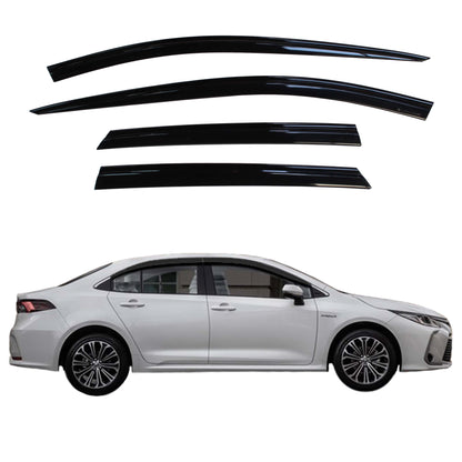 Auto Clover Wind Deflectors Set for Toyota Corolla Saloon 2019+ (4 pieces)