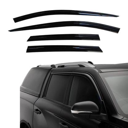 Auto Clover Wind Deflectors Set for Ssangyong KGM Musso 2019+ (4 pieces)