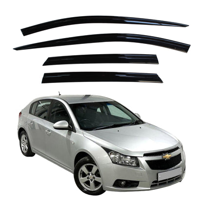 Auto Clover Wind Deflectors Set for Chevrolet Cruze 2011 - 2016 (4 pieces)