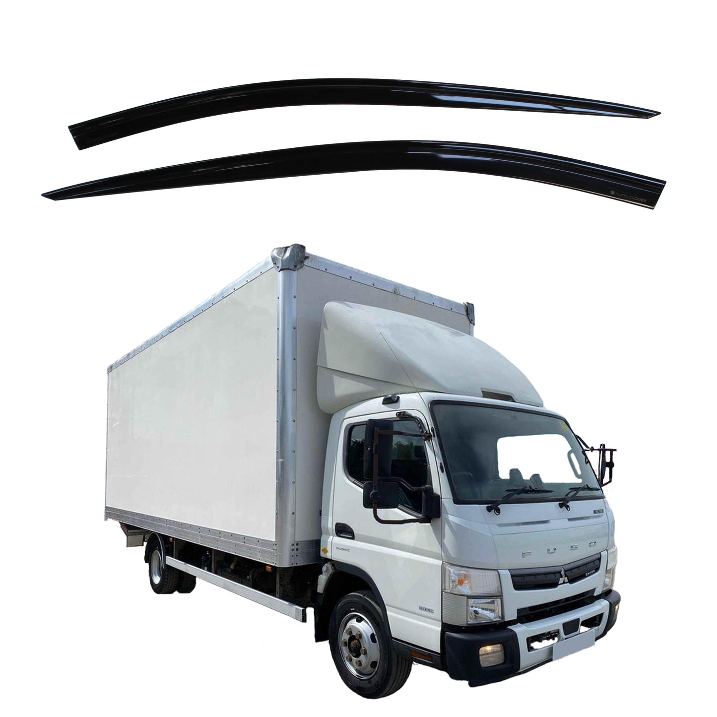 Auto Clover Wind Deflectors Set for Mitsubishi Fuso Canter 2005+ (2 pieces)