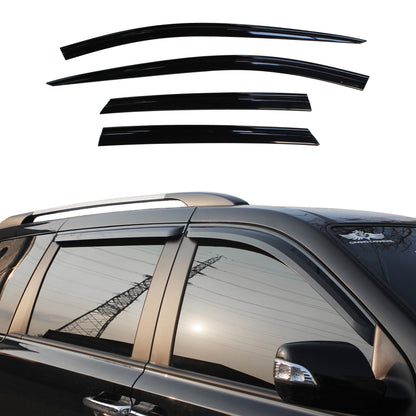 Auto Clover Wind Deflectors Set for Kia Sedona 2006 - 2014 (4 pieces)