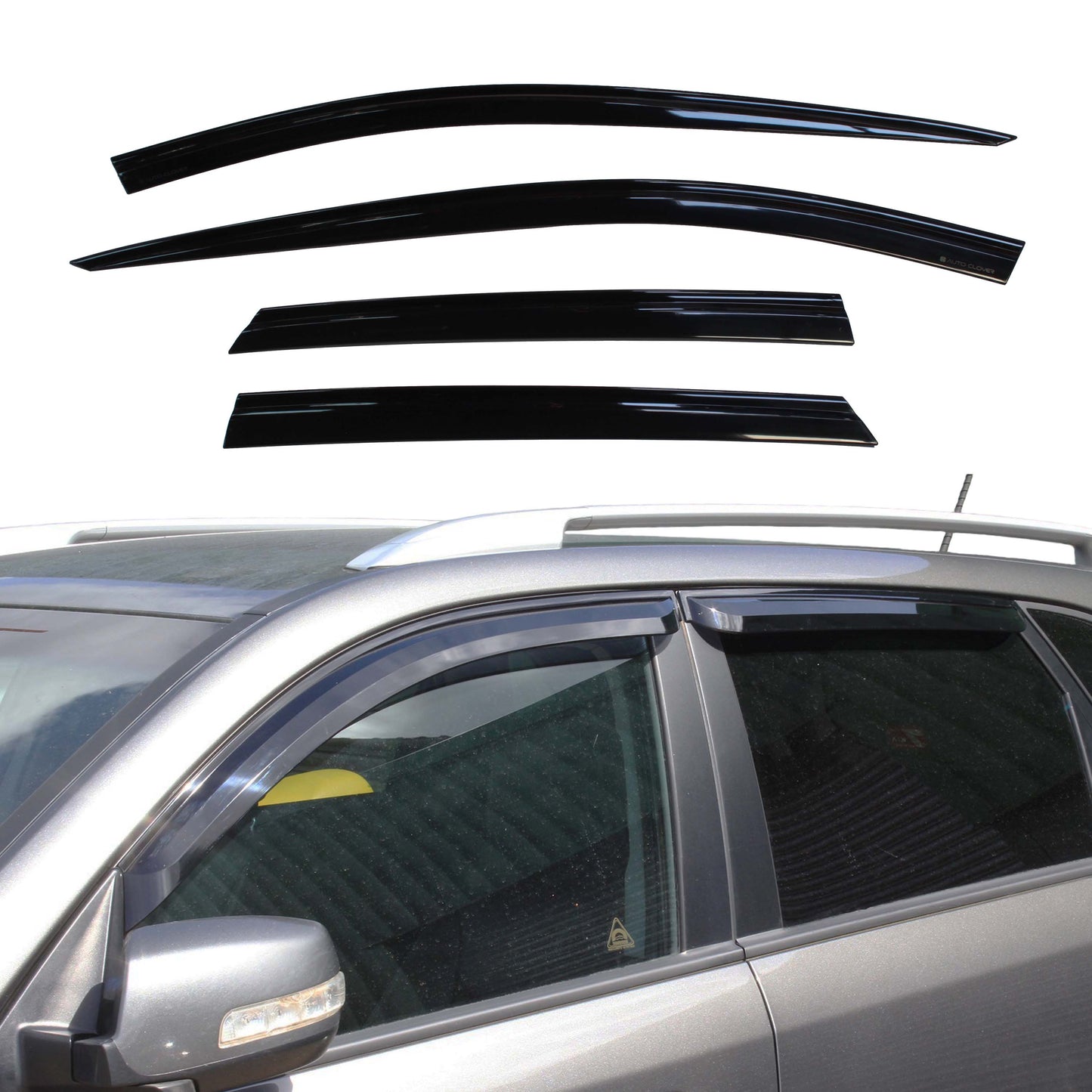 Auto Clover Wind Deflectors Set for Kia Sorento 2010 - 2014 (4 pieces)