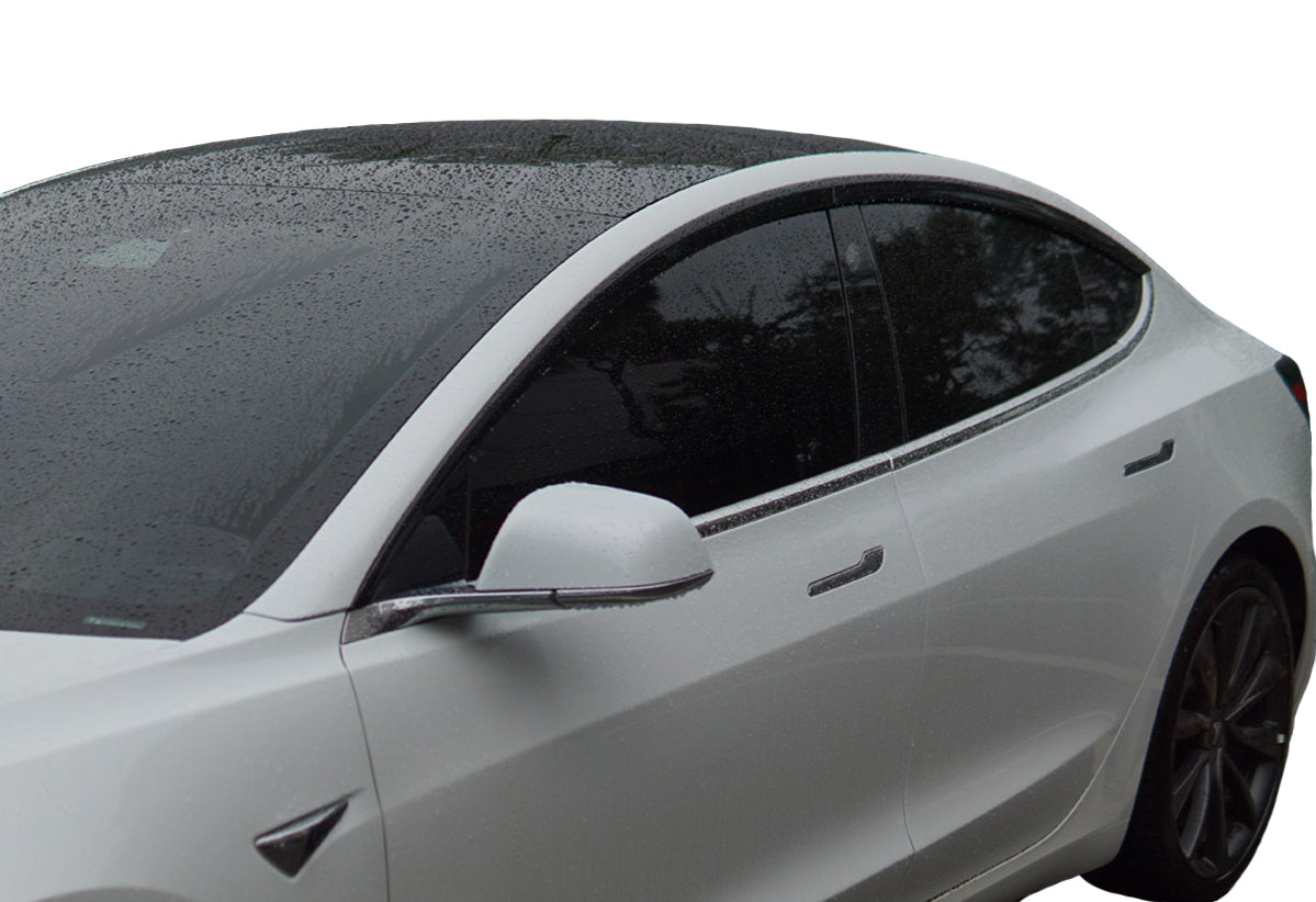 Auto Clover Premium Wind Deflectors Set for Tesla Model 3 2017+ (4 pieces)