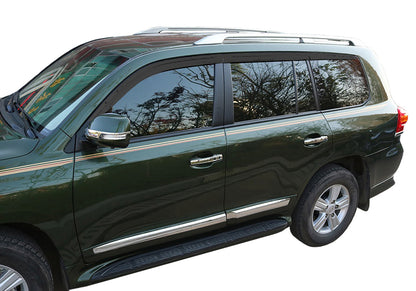 Auto Clover Wind Deflectors Set for Toyota Land Cruiser 200 2008 - 2022 (6 pcs)