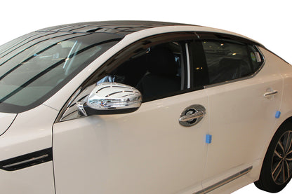 Auto Clover Wind Deflectors Set for Kia Optima 2010 - 2015 (4 pieces)