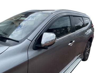 Auto Clover Wind Deflectors Set for Mitsubishi Shogun Sport 2018+ (6 pieces)