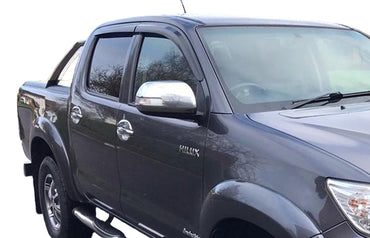 Auto Clover Wind Deflectors Set for Toyota Hilux 2005 - 2015 (4 pieces)