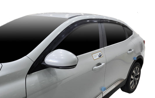 Auto Clover Wind Deflectors Set for Renault Arkana 2020+ (6 pieces)