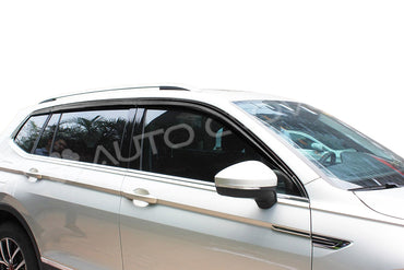 Auto Clover Wind Deflectors Set for Volkswagen Tiguan Allspace 2016+ (6 pieces)