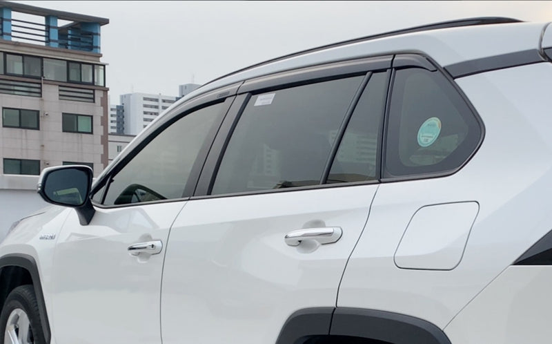 Auto Clover Wind Deflectors Set for Toyota Rav 4 2019+ (6 pieces)