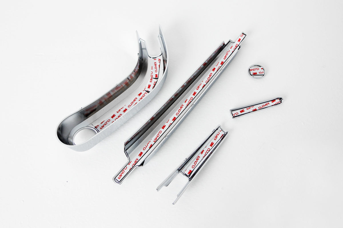 Auto Clover Chrome Rear Styling Trim Set for Chevrolet Spark 2010 - 2015