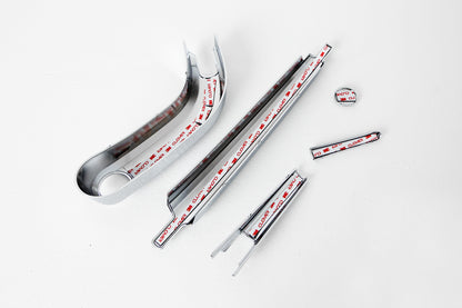 Auto Clover Chrome Rear Styling Trim Set for Chevrolet Spark 2010 - 2015