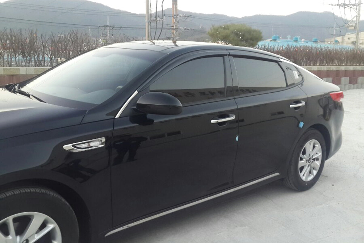 Auto Clover Wind Deflectors Set for Kia Optima 2016+ (4 pieces)