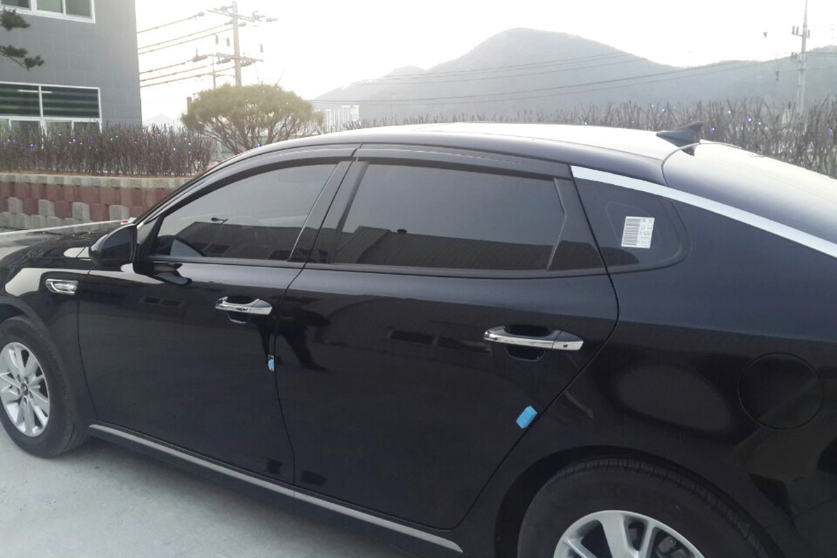 Auto Clover Wind Deflectors Set for Kia Optima 2016+ (4 pieces)