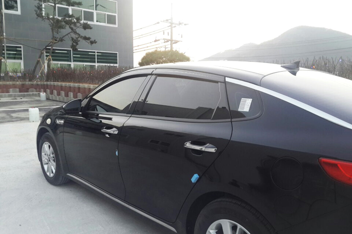 Auto Clover Wind Deflectors Set for Kia Optima 2016+ (4 pieces)