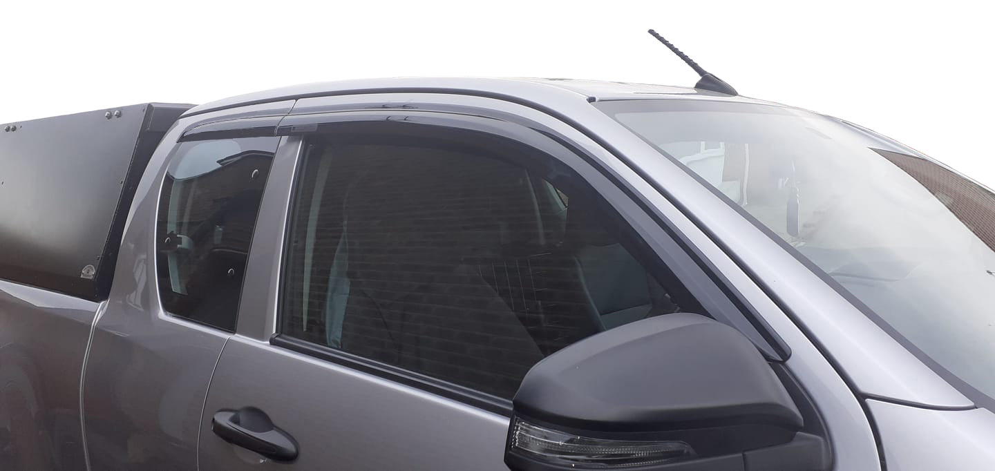 Auto Clover Wind Deflectors for Toyota Hilux 2016+ Extra / Single Cab (4 pieces)