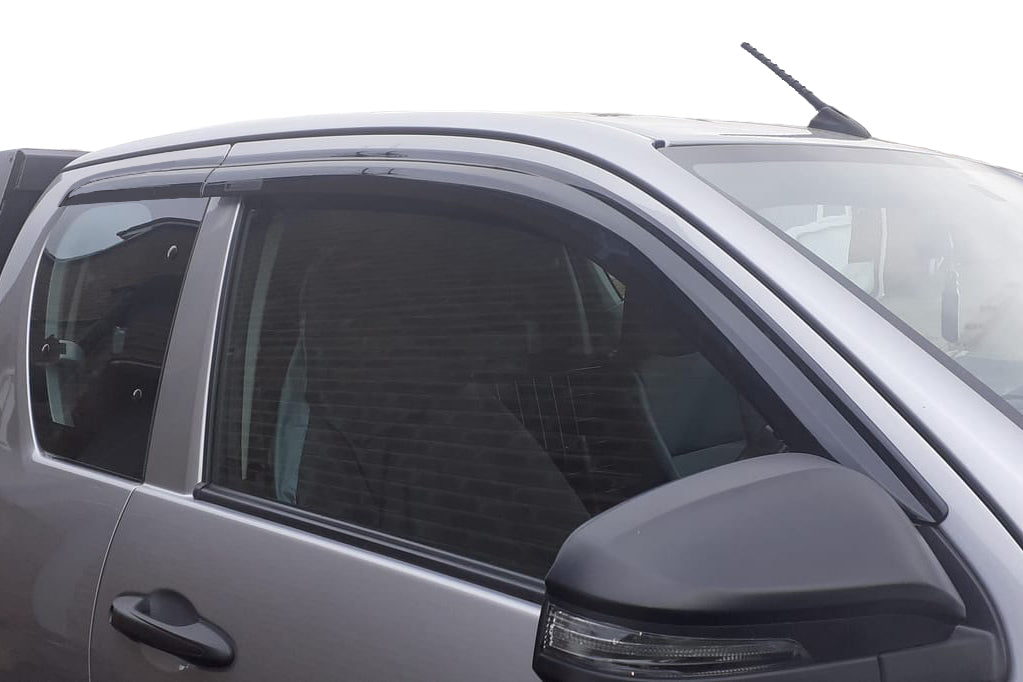 Auto Clover Wind Deflectors for Toyota Hilux 2016+ Extra / Single Cab (4 pieces)