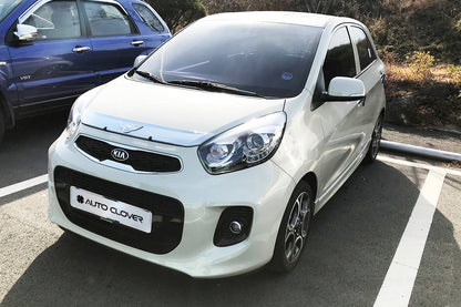 Auto Clover Chrome Bonnet Guard Protector for Kia Picanto 2012 - 2016