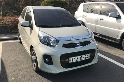 Auto Clover Chrome Bonnet Guard Protector for Kia Picanto 2012 - 2016